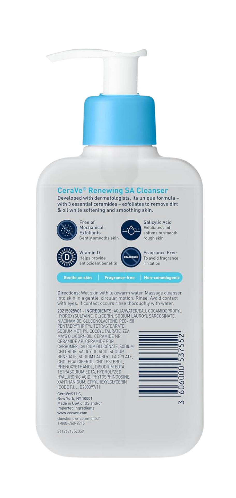 CERAVE SA RENEWING CLEANSER FOR NOMARL SKIN- 237ML