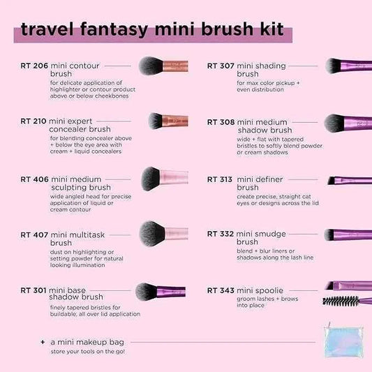 Real Techniques Travel Fantasy Mini Brush Set