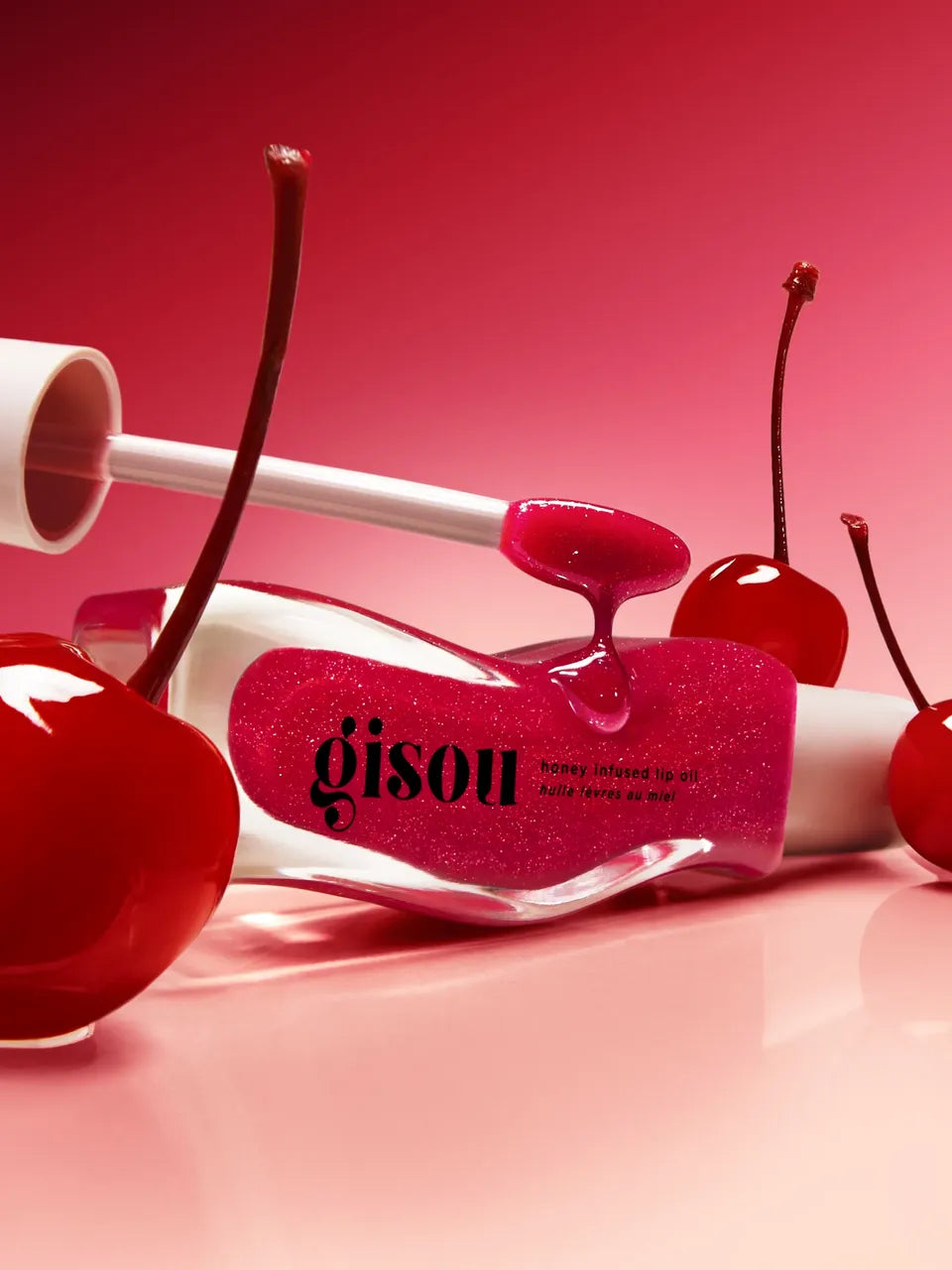 Gisou Honey Infused Hydrating Lip Oil | CHERRY ON THE CAKE