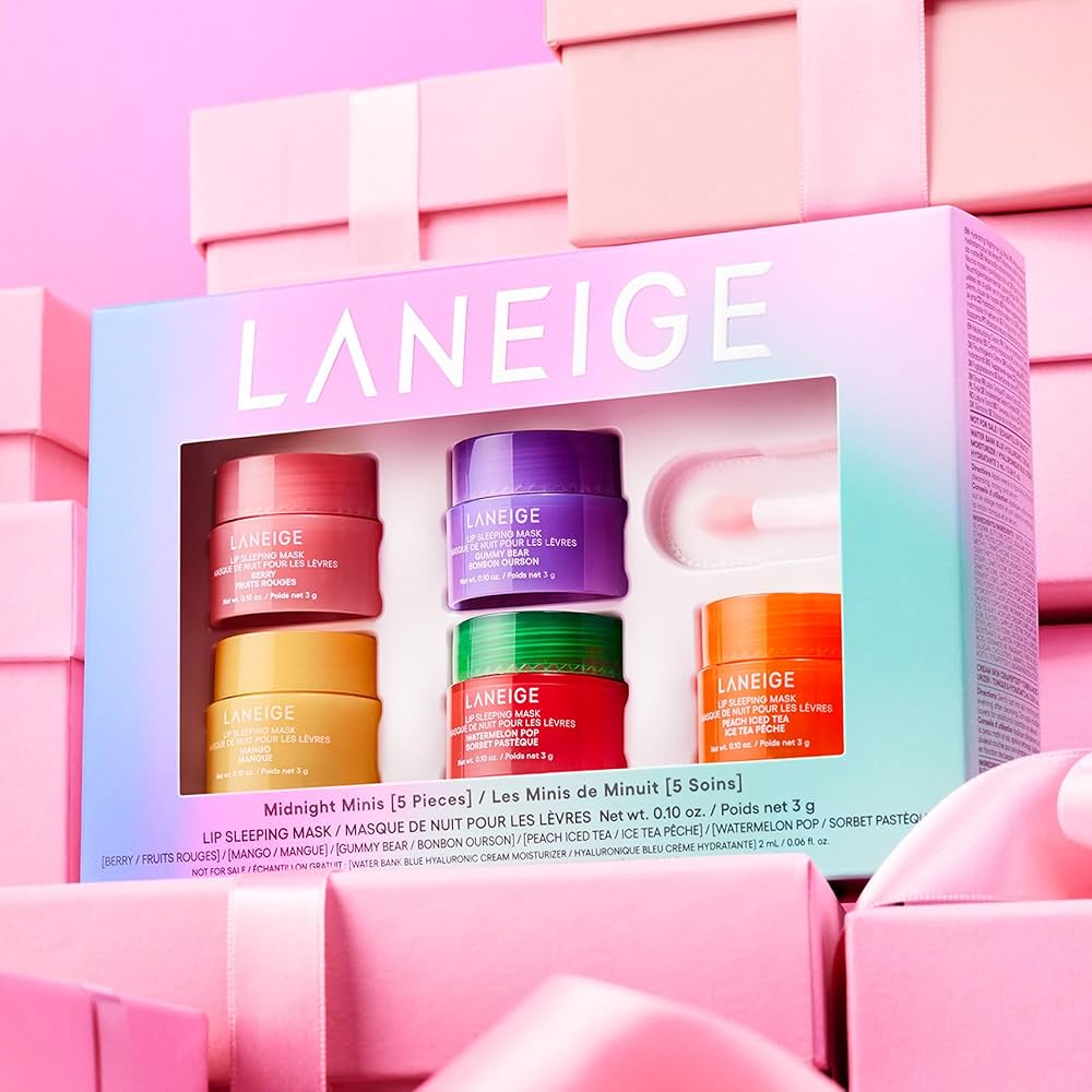 Laneige set of 5 lip masks