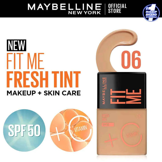 Maybelline - Fit Me Fresh Tint Spf 50 + Vitamin C Foundation