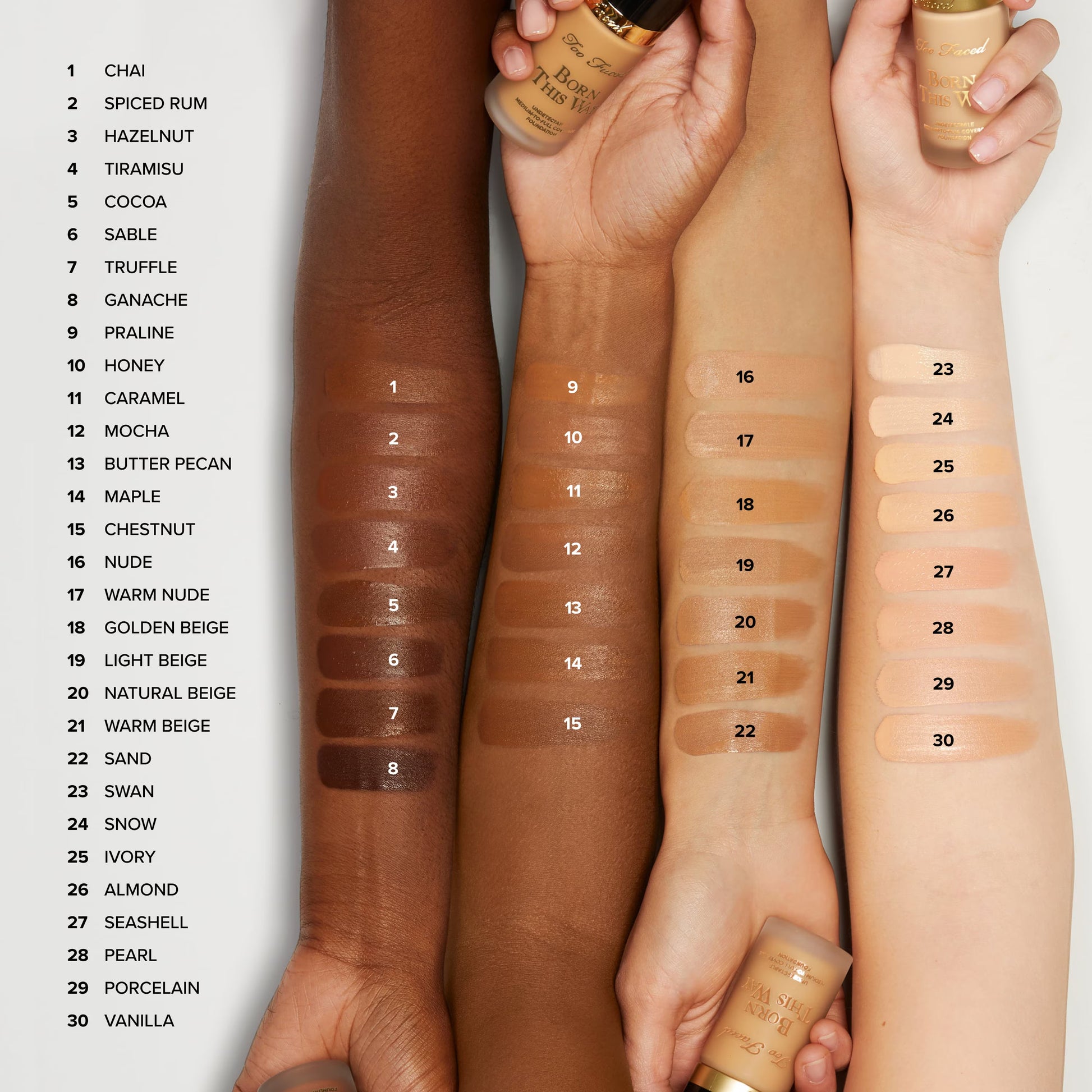 TOO FACED Born This Way Undetectable Medium-To-Full Coverage Foundation