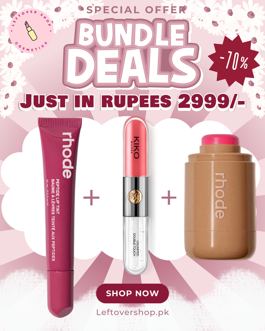 Trio deal 2: kiko 2in1 + rhode blush + Rhode lip tint