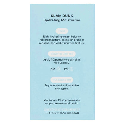 Bubble Skincare Slam Dunk Hydrating Face Moisturizer for Dry Skin