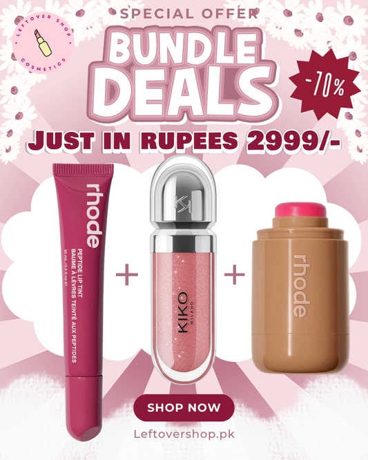 Trio Deal: Rhode blush + rhode lip tint + kiko 3d hydra (any shade)