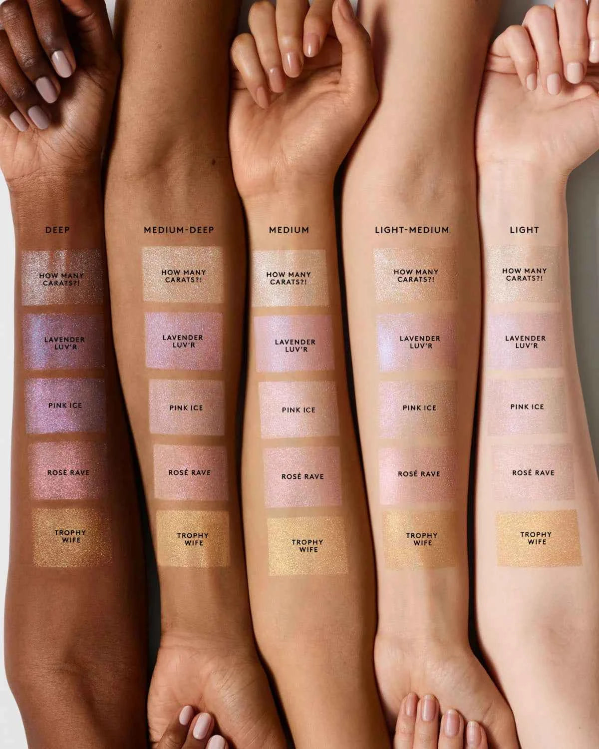 fenty beauty Diamond Bomb All-Over Diamond how many carats