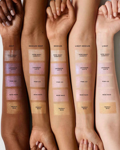 fenty beauty Diamond Bomb All-Over Diamond how many carats