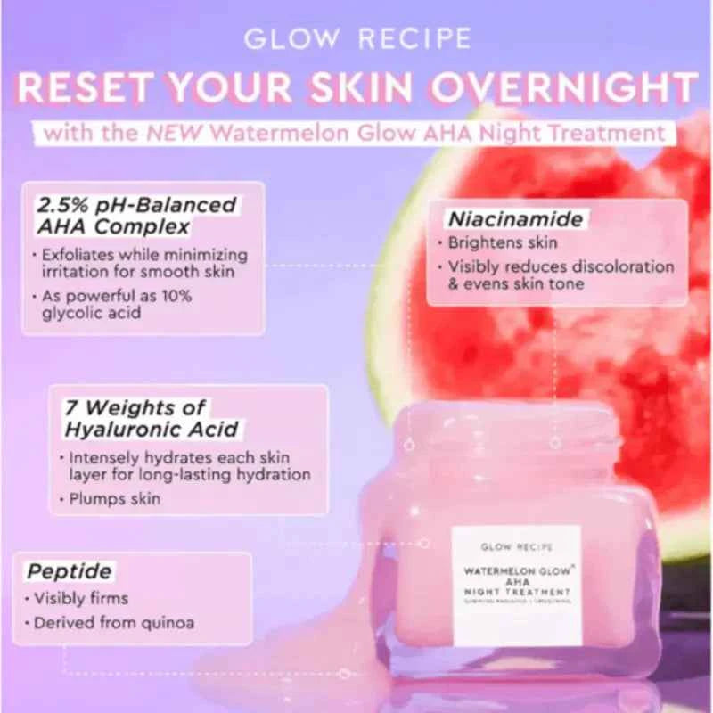 Glow Recipe Watermelon Glow AHA Night Treatment - 25ml