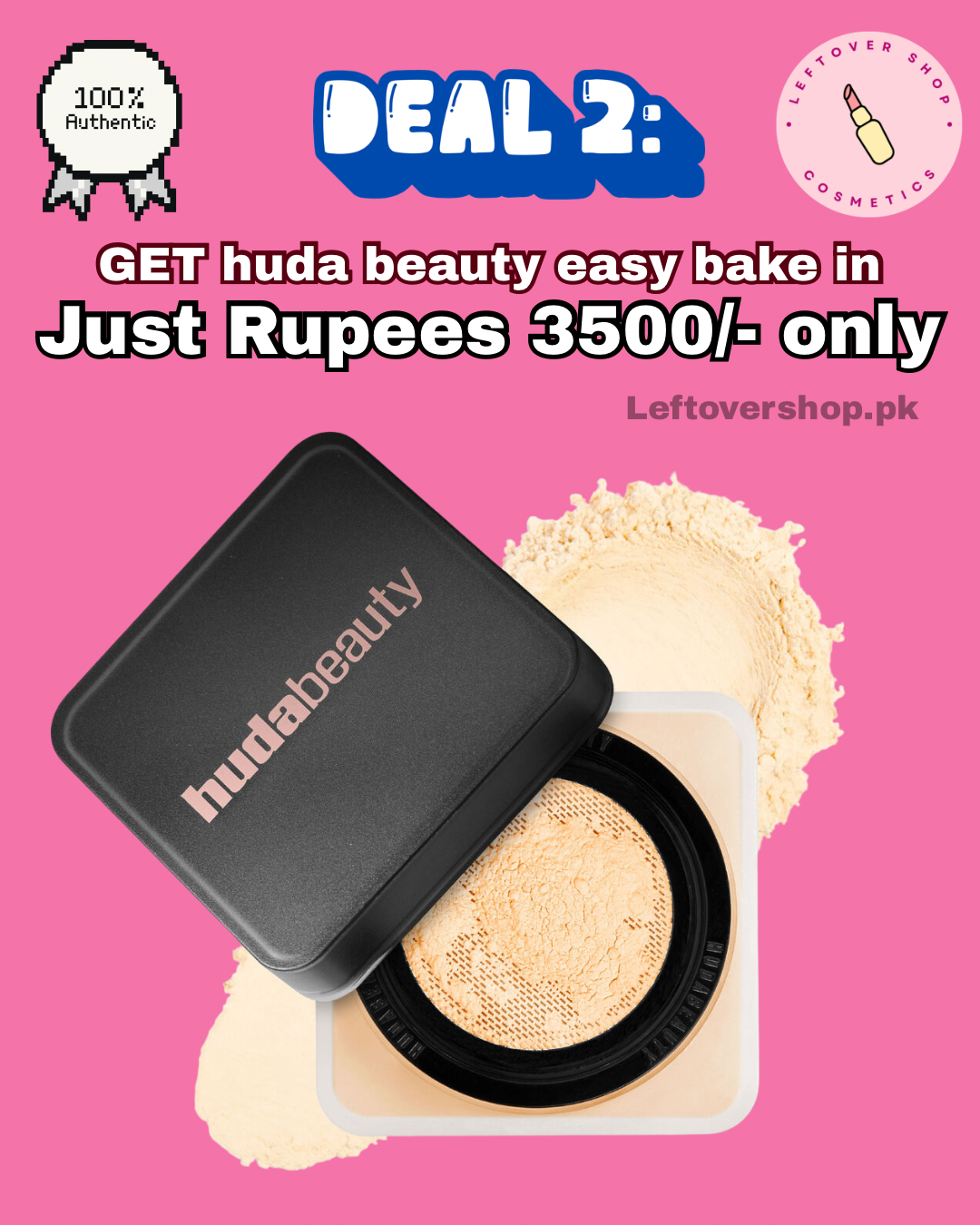 Deal 2: huda beauty easy bake in pound cake full size