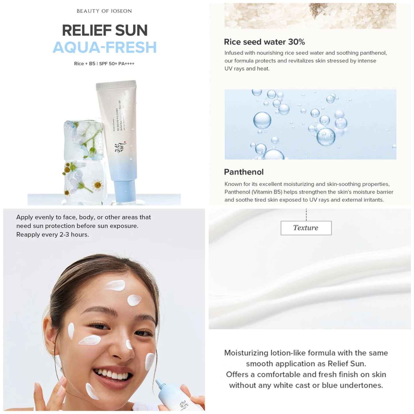 Beauty of joseon Relief Sun Aqua Fresh