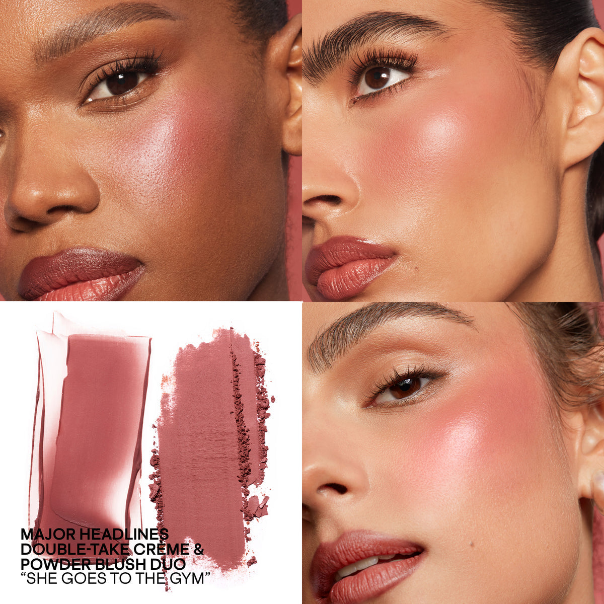 Patrick ta major headlines creme & powder blush dou